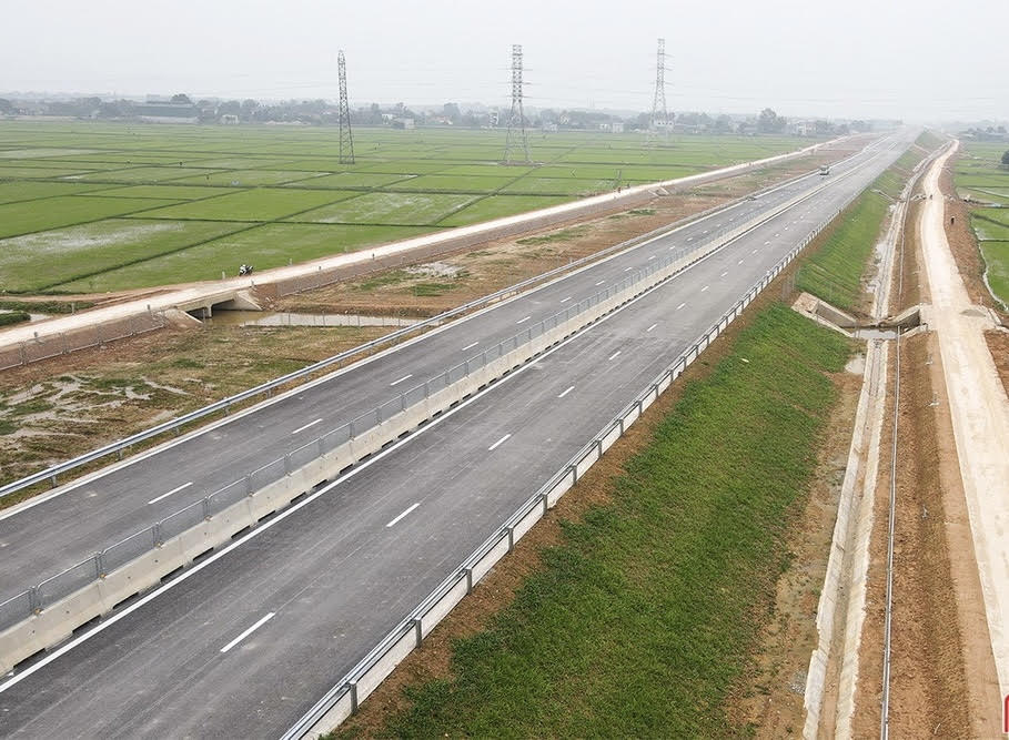 Cao tốc Bắc - Nam đi qua Hà Tĩnh thông xe vào 18h chiều nay
