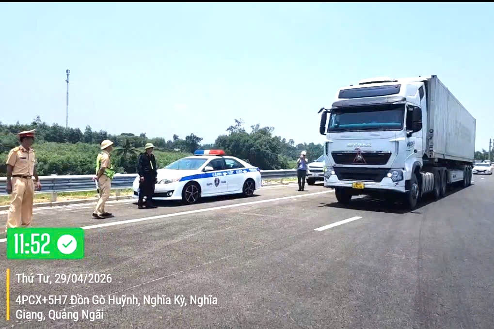 Thông xe tuyến cao tốc Quảng Ngãi - Hoài Nhơn