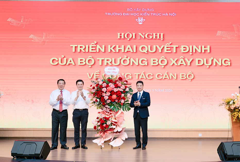 PGS. TS Vũ Ngọc Anh được bổ nhiệm làm Hiệu trưởng Trường Đại học Kiến trúc Hà Nội