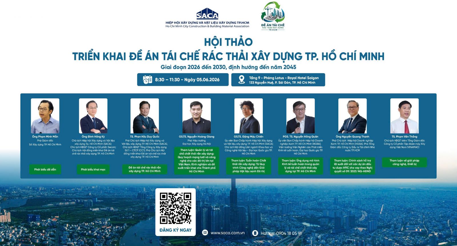 Hội thảo Triển khai đề án tái chế rác thải Đăng nhập tài khoản 28Bet TP.HCM sẽ diễn ra vào ngày 05/6