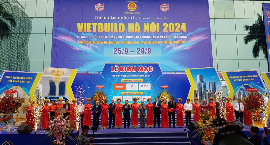 Khai mạc Triển lãm quốc tế Vietbuild Hà Nội 2024 lần thứ 3 tại Hà Nội