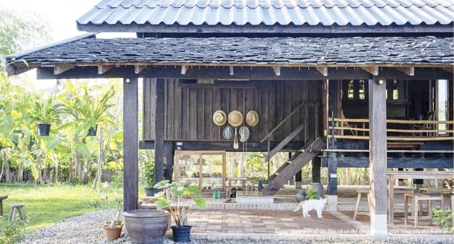 Nhà mới với vật liệu cũ