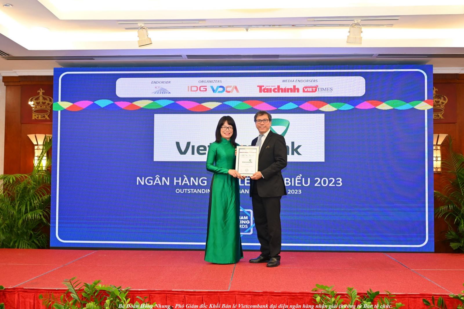 Vietcombank được trao 3 giải thưởng quan trọng tại diễn đàn Ngân hàng bán lẻ Việt Nam 2023