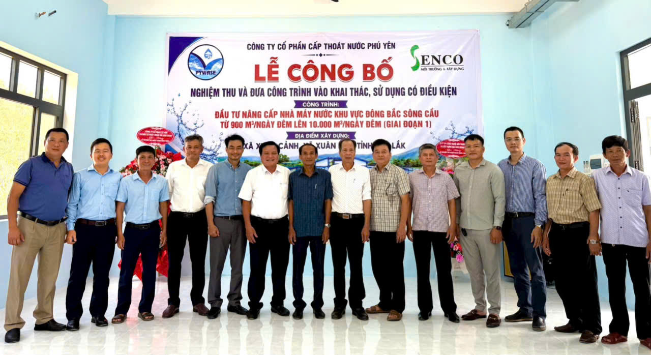 Chính thức đưa vào khai thác giai đoạn 1 Nhà máy nước khu vực Đông Bắc sông Cầu