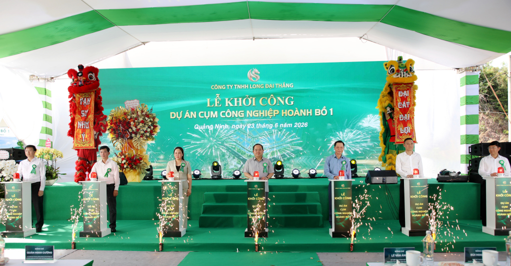 Khởi công cụm 28 Bet 22vip nổ hũ, xổ số, casino Hoành Bồ 1 với tổng mức đầu tư trên 1.400 tỷ đồng