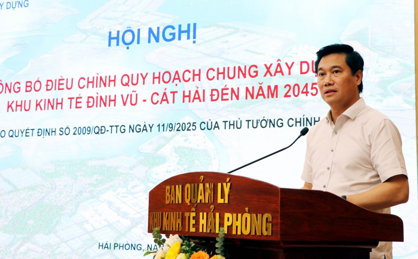 Công bố điều chỉnh quy hoạch chung Đăng nhập tài khoản 28Bet Khu kinh tế Đình Vũ - Cát Hải đến năm 2045 