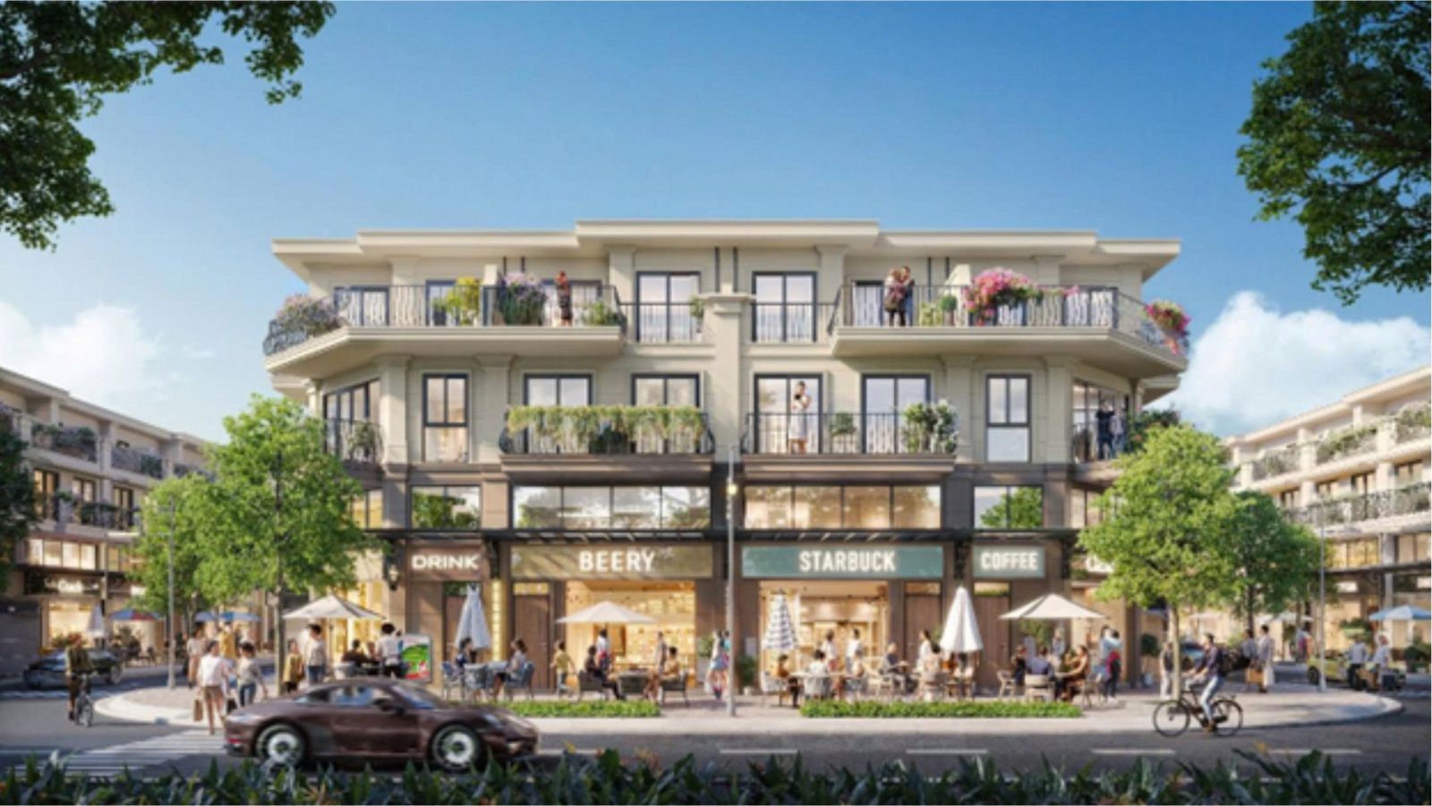 Lục lộc sinh tài - 6 giá trị vàng của shophouse Nam Long II Central Lake 