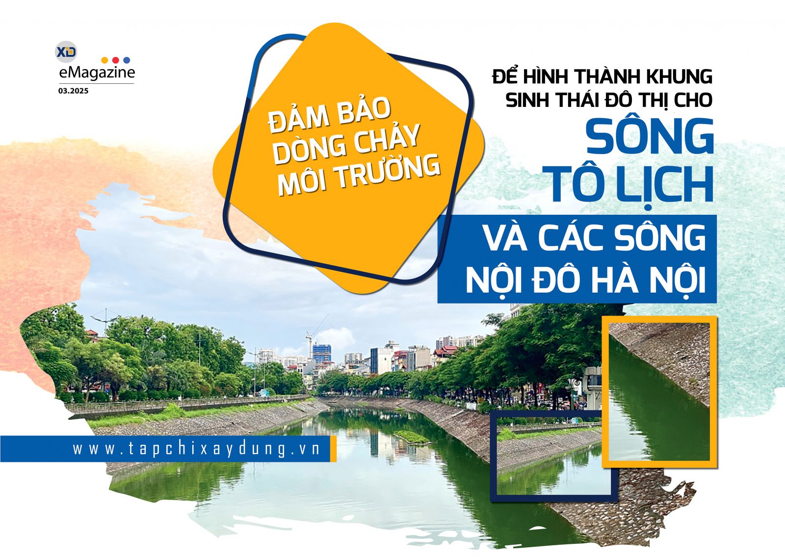 Đảm bảo dòng chảy Thể thao 28bet để hình thành khung sinh thái đô thị cho sông Tô Lịch và các sông nội đô Hà Nội