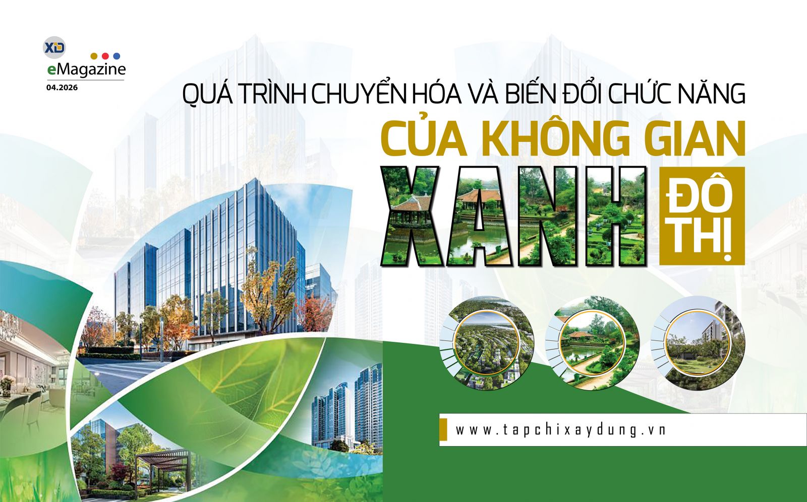 Quá trình chuyển hóa và biến đổi chức năng của không gian xanh đô thị