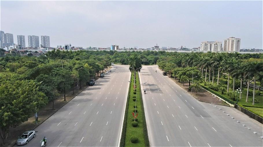 Cận cảnh dự án đường trục hướng tâm Tây Thăng Long
