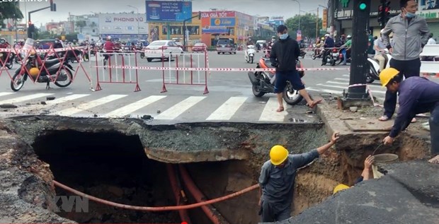 TP Hồ Chí Minh: Khẩn trương tìm cách khắc phục tình trạng sụt lún