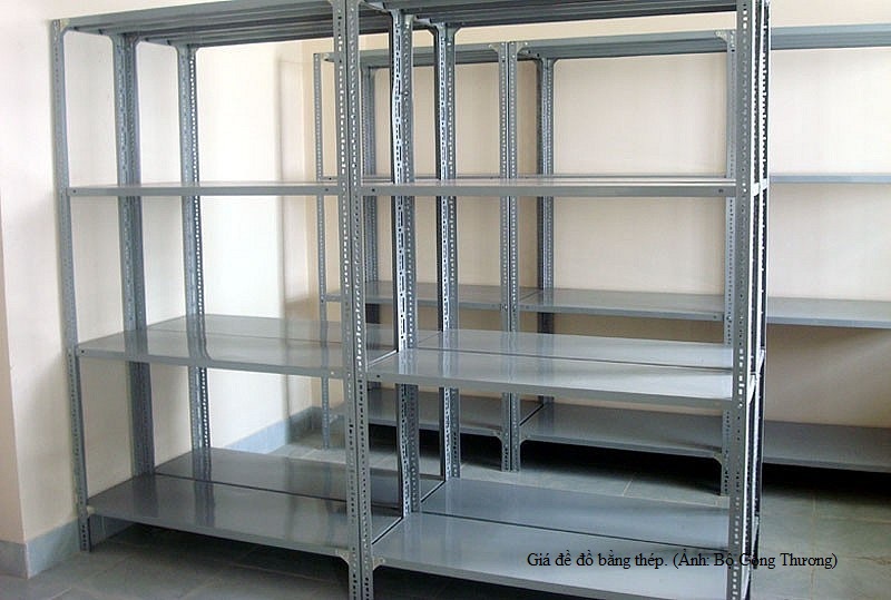 Mỹ điều tra chống bán phá giá sản phẩm giá để đồ bằng thép  từ Việt Nam