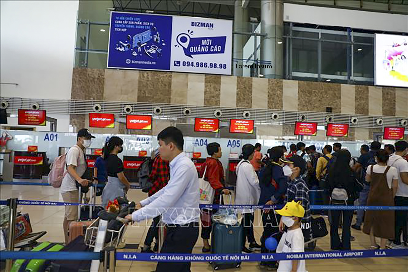 Các đường bay trục có tỷ lệ đặt vé đạt khoảng 70% trong ngày đầu nghỉ lễ 2/9
