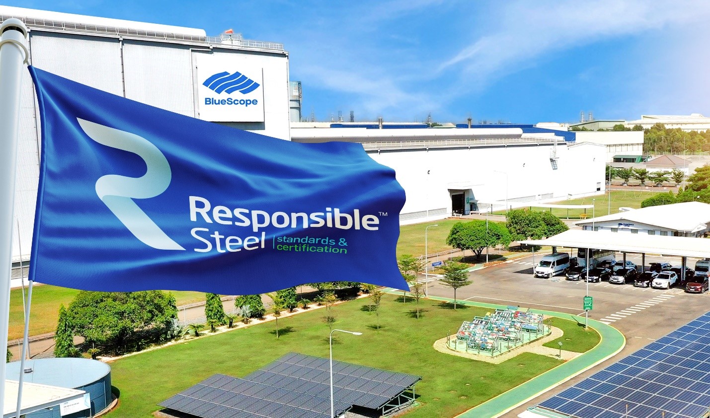 Nhà sản xuất thép đầu tiên tại Việt Nam và Đông Nam Á đạt chứng nhận ResponsibleSteel™