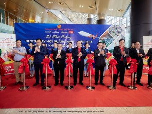 Quảng Ninh khai trương đường bay mới Vân Đồn - Cần Thơ