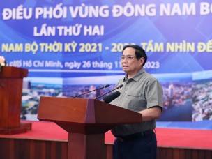 Thủ tướng Phạm Minh Chính: Phát triển toàn diện, bền vững vùng Đông Nam Bộ